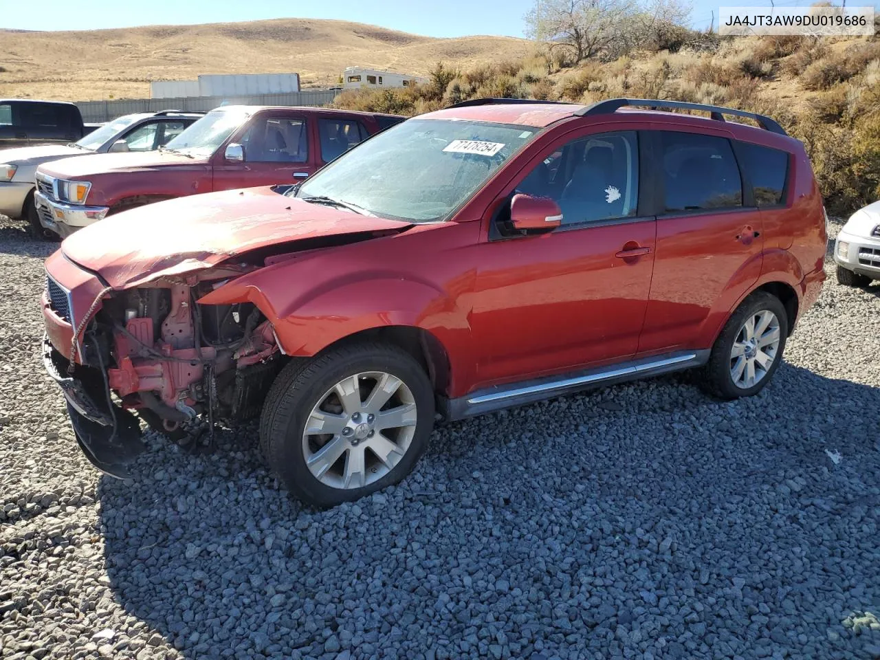 2013 Mitsubishi Outlander Se VIN: JA4JT3AW9DU019686 Lot: 77478254