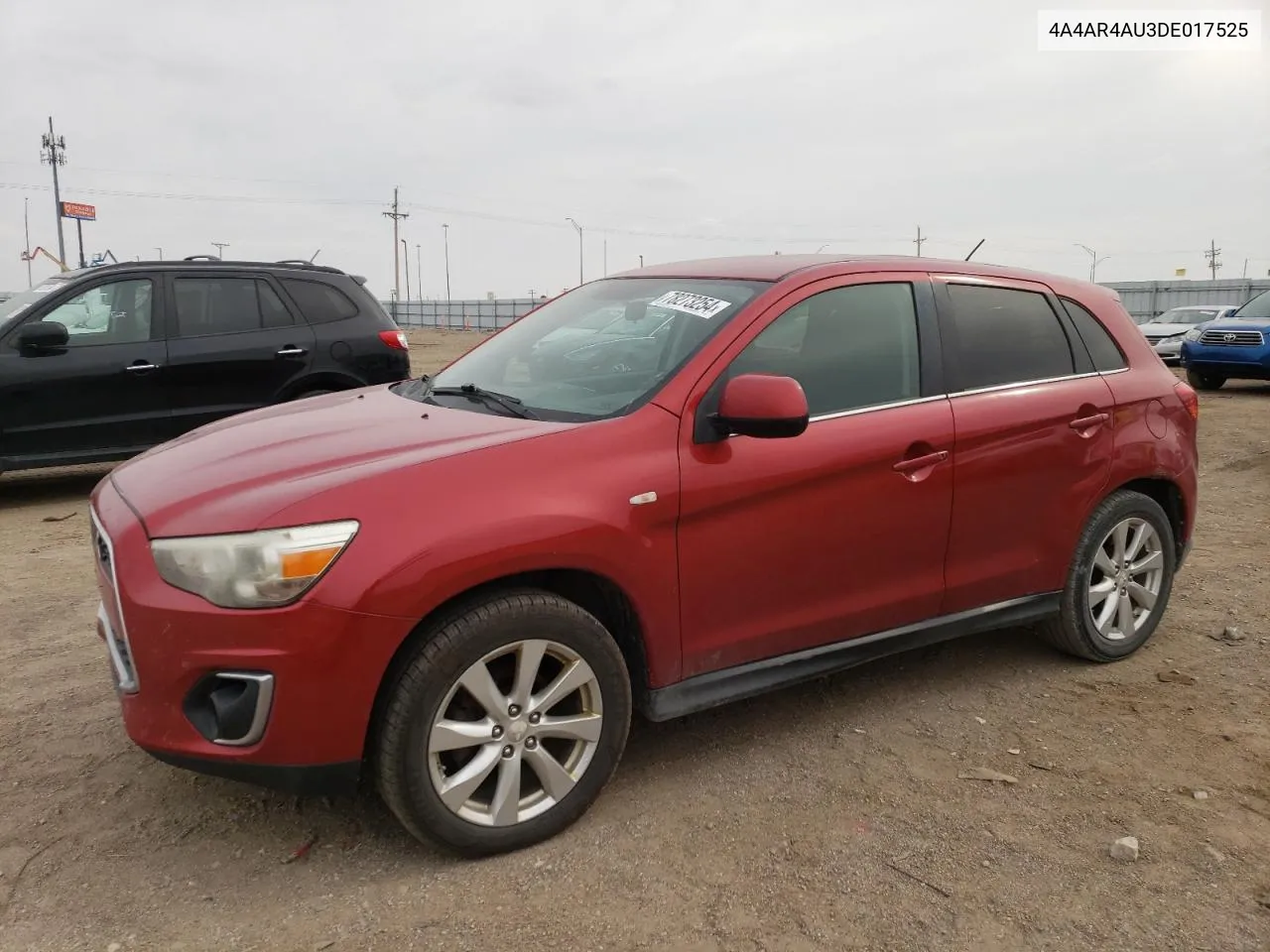 2013 Mitsubishi Outlander Sport Se VIN: 4A4AR4AU3DE017525 Lot: 78273254