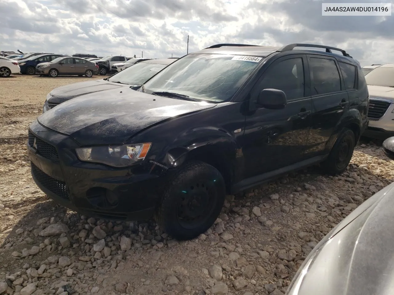 2013 Mitsubishi Outlander Es VIN: JA4AS2AW4DU014196 Lot: 78419564