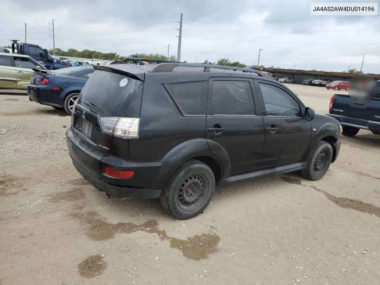 2013 Mitsubishi Outlander Es VIN: JA4AS2AW4DU014196 Lot: 78419564