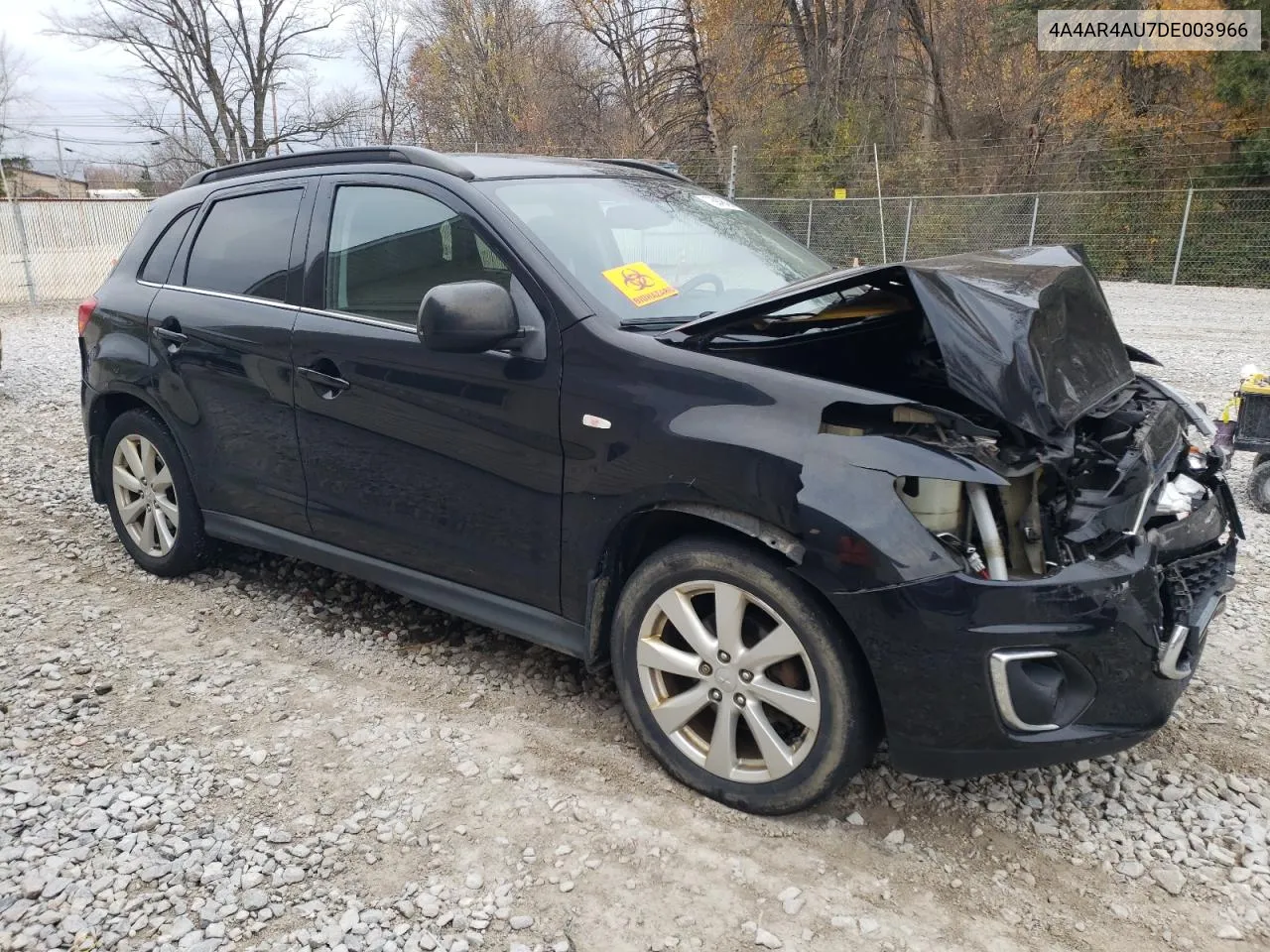 2013 Mitsubishi Outlander Sport Se VIN: 4A4AR4AU7DE003966 Lot: 78949424