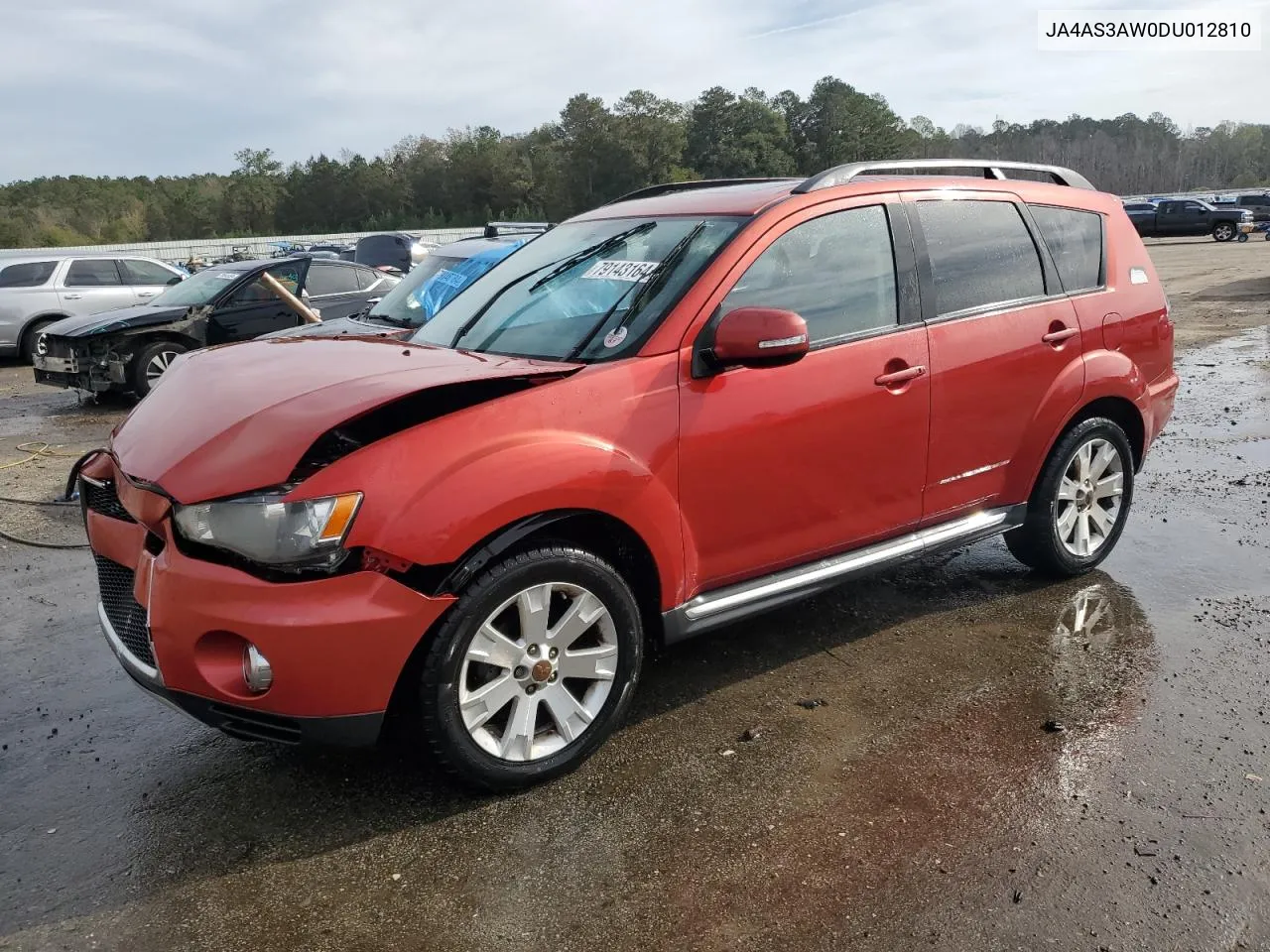 2013 Mitsubishi Outlander Se VIN: JA4AS3AW0DU012810 Lot: 79143164