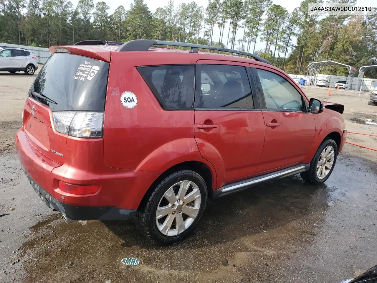 2013 Mitsubishi Outlander Se VIN: JA4AS3AW0DU012810 Lot: 79143164