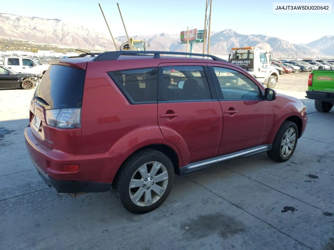 2013 Mitsubishi Outlander Se VIN: JA4JT3AW5DU020642 Lot: 80166004