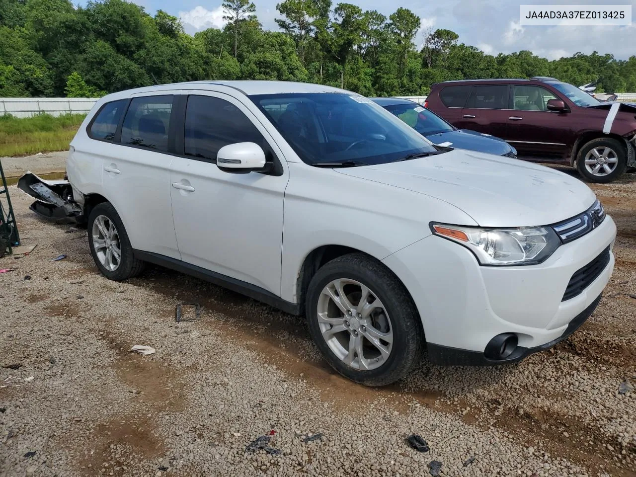 2014 Mitsubishi Outlander Se VIN: JA4AD3A37EZ013425 Lot: 60734594