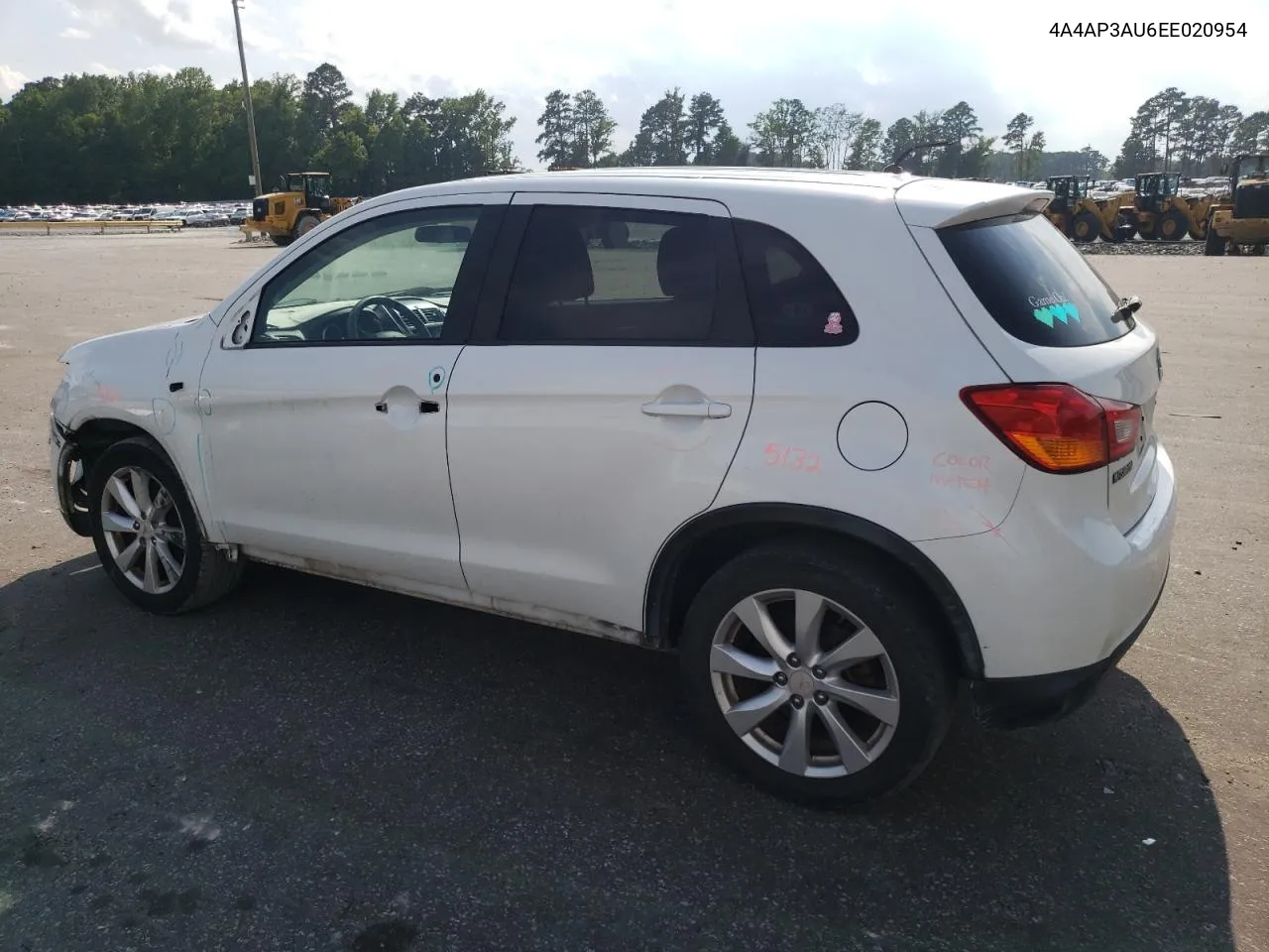 4A4AP3AU6EE020954 2014 Mitsubishi Outlander Sport Es