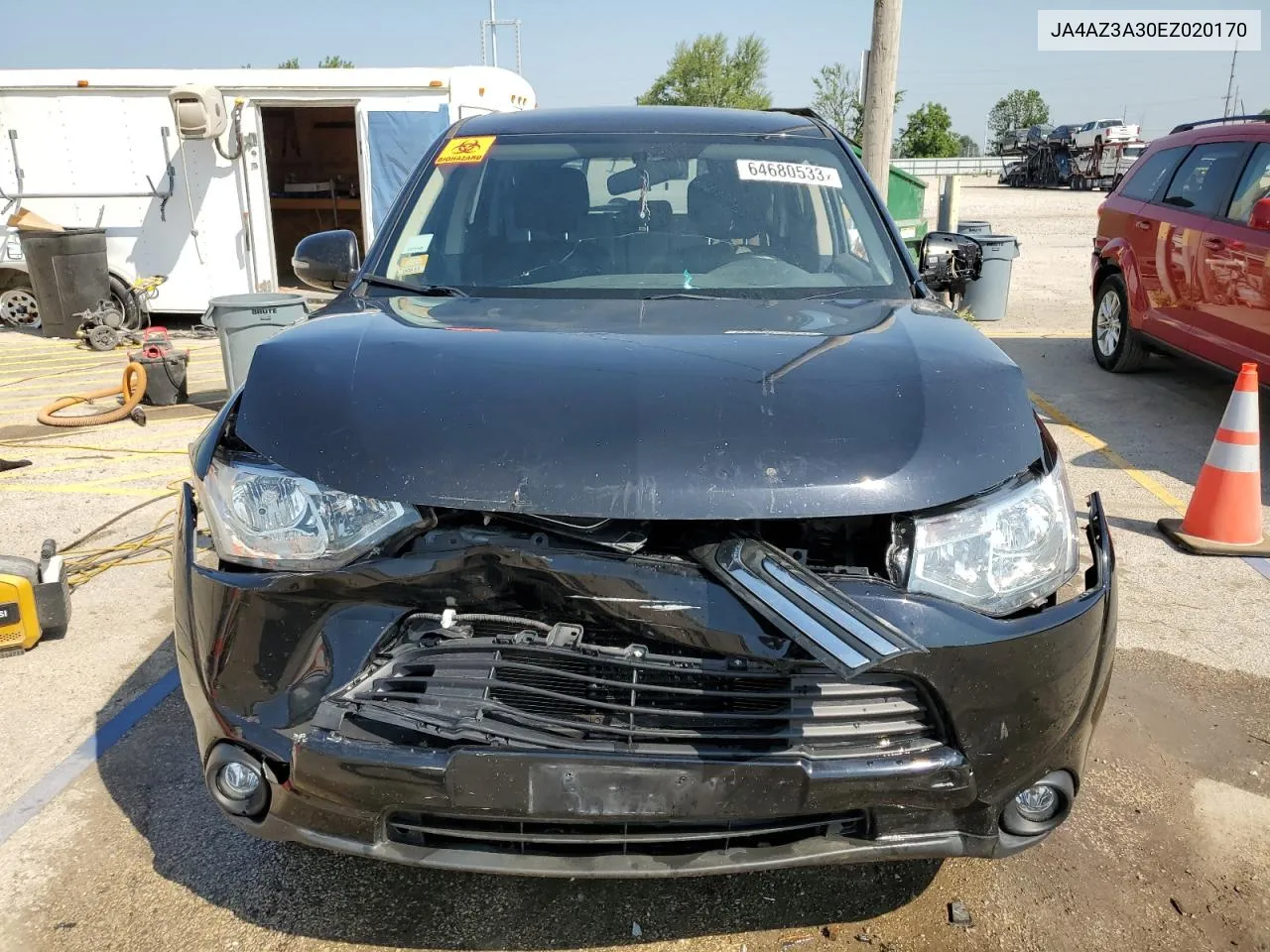 JA4AZ3A30EZ020170 2014 Mitsubishi Outlander Se