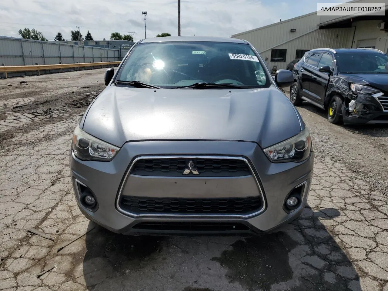 4A4AP3AU8EE018252 2014 Mitsubishi Outlander Sport Es