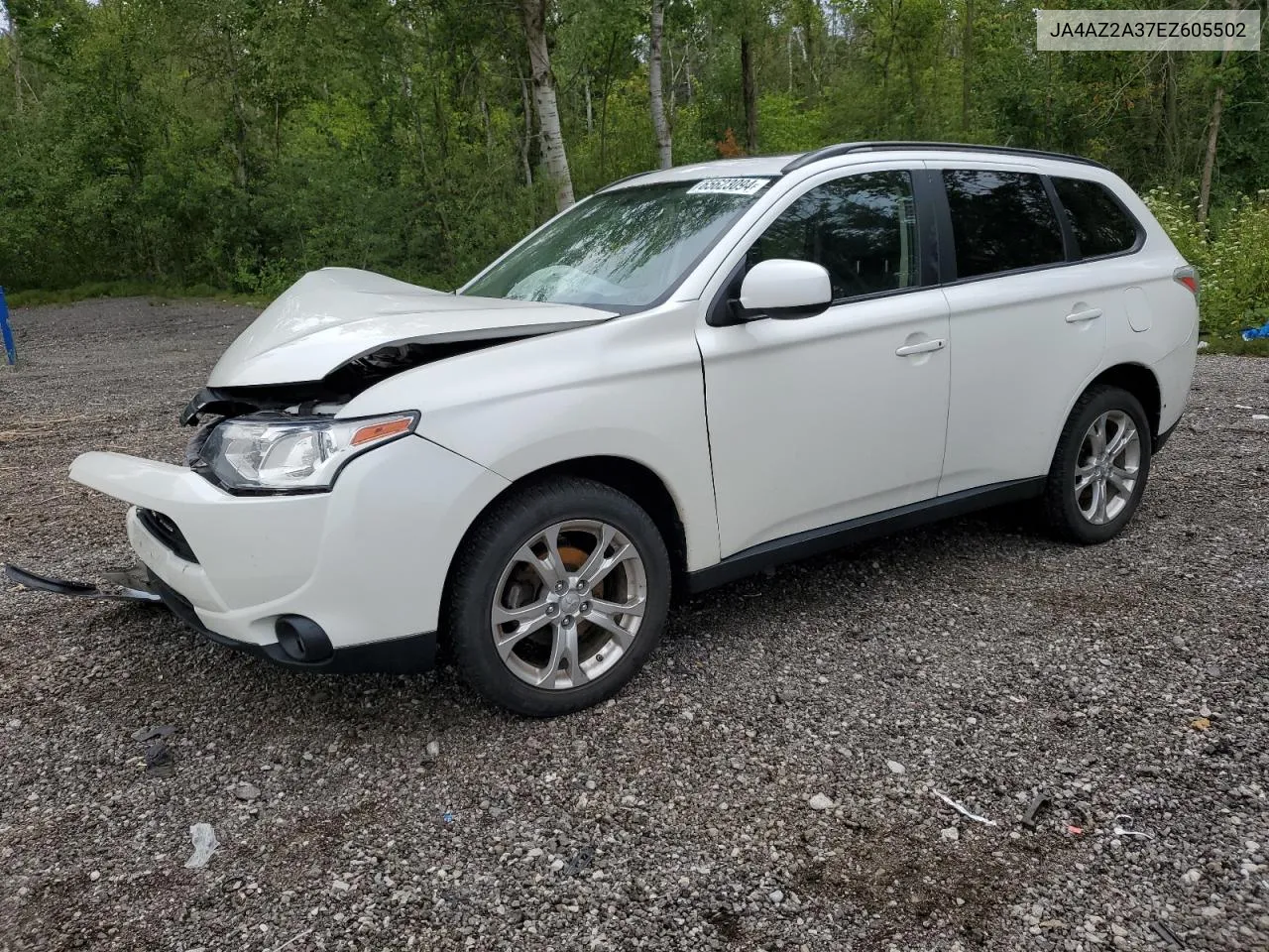 2014 Mitsubishi Outlander Es VIN: JA4AZ2A37EZ605502 Lot: 65623094