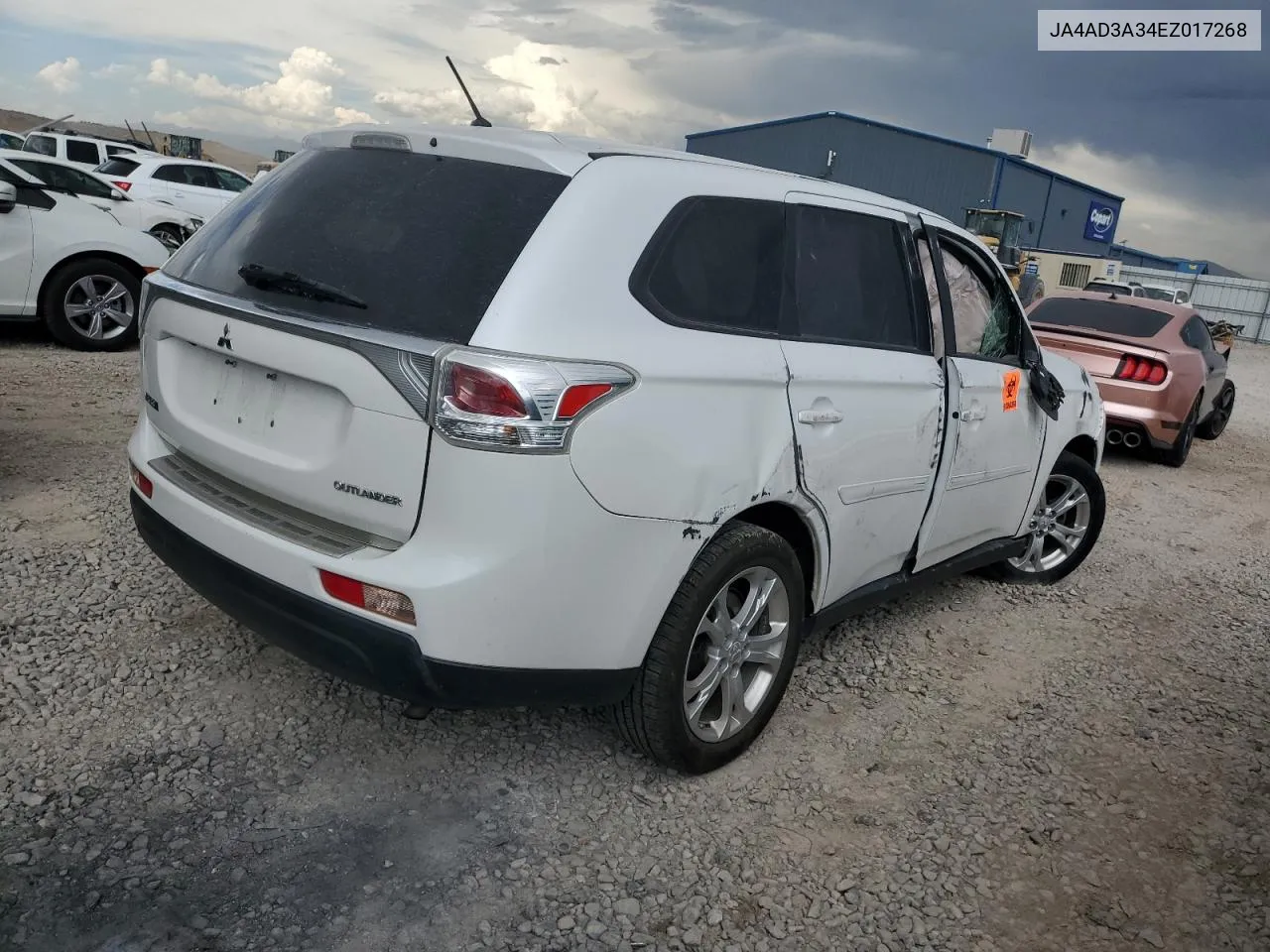 2014 Mitsubishi Outlander Se VIN: JA4AD3A34EZ017268 Lot: 66007594