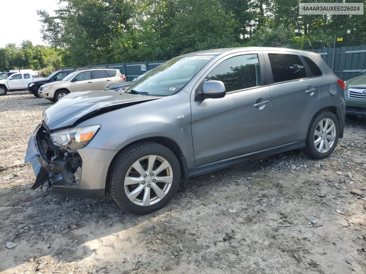 2014 Mitsubishi Outlander Sport Es VIN: 4A4AR3AUXEE026024 Lot: 66695104