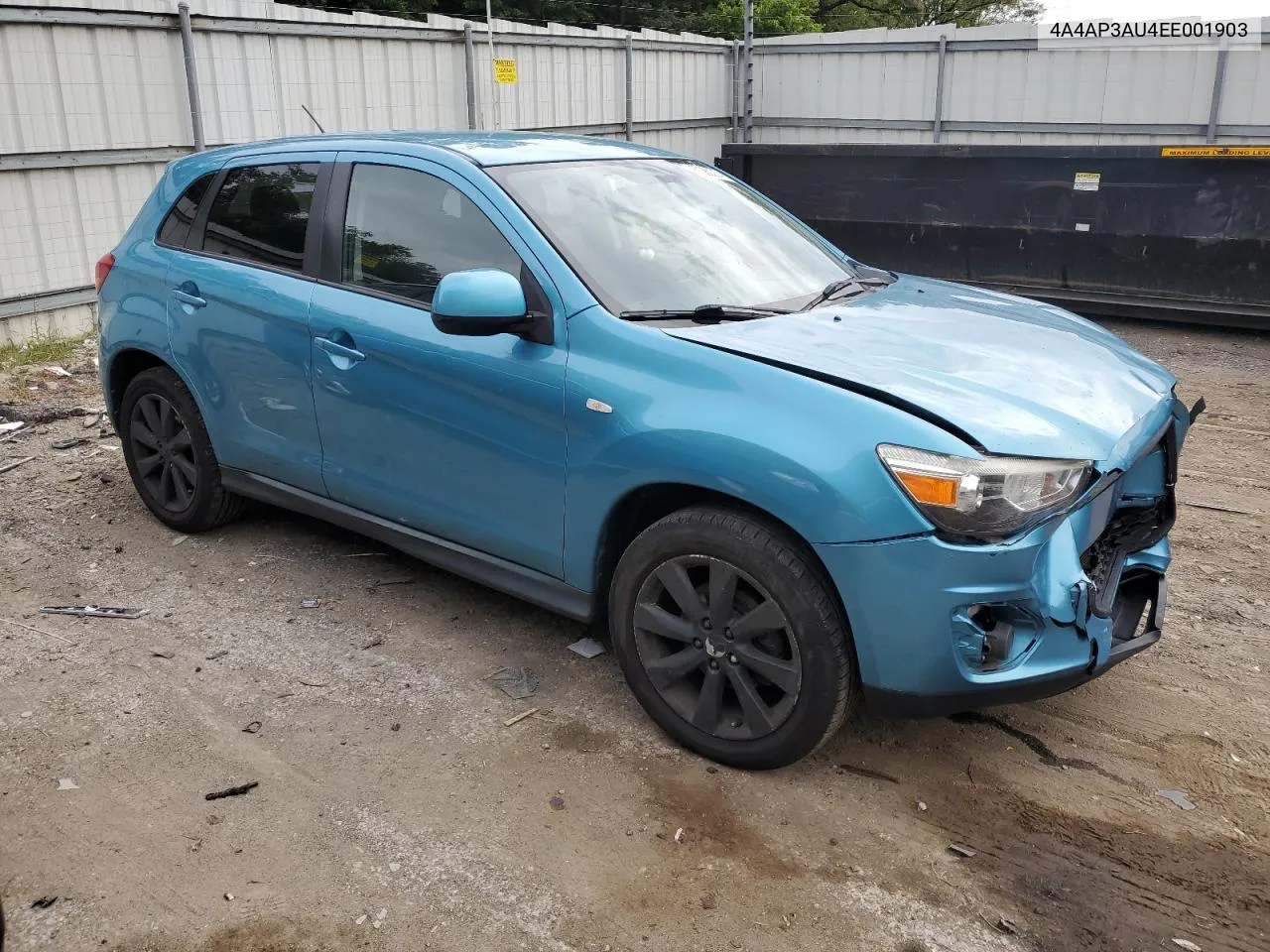 4A4AP3AU4EE001903 2014 Mitsubishi Outlander Sport Es