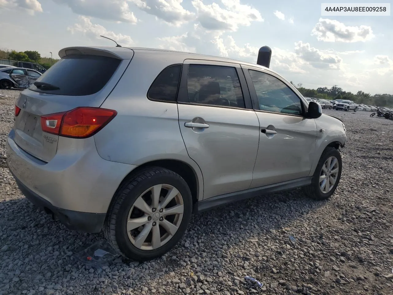 2014 Mitsubishi Outlander Sport Es VIN: 4A4AP3AU8EE009258 Lot: 67291024