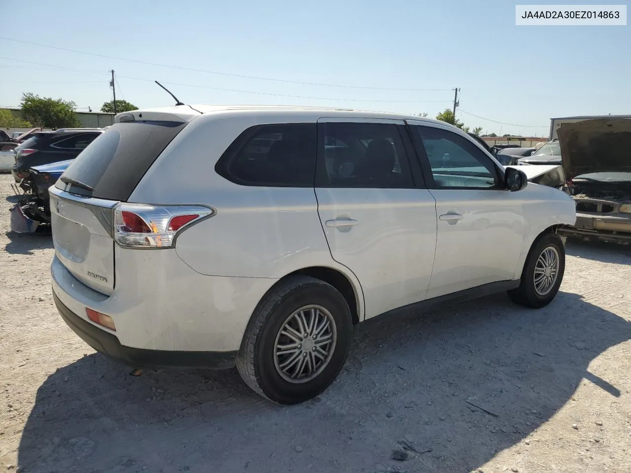 JA4AD2A30EZ014863 2014 Mitsubishi Outlander Es