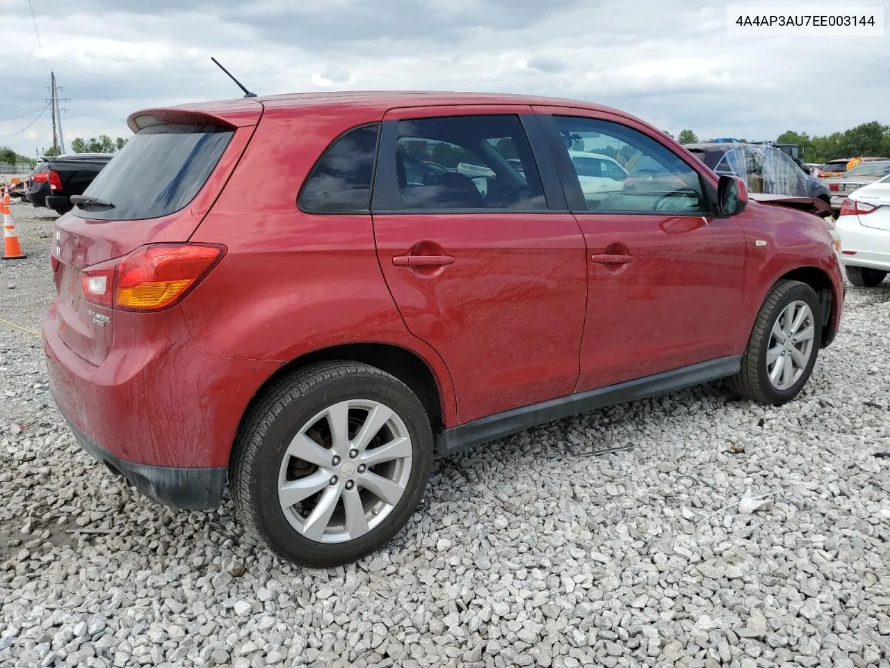 2014 Mitsubishi Outlander Sport Es VIN: 4A4AP3AU7EE003144 Lot: 67817874