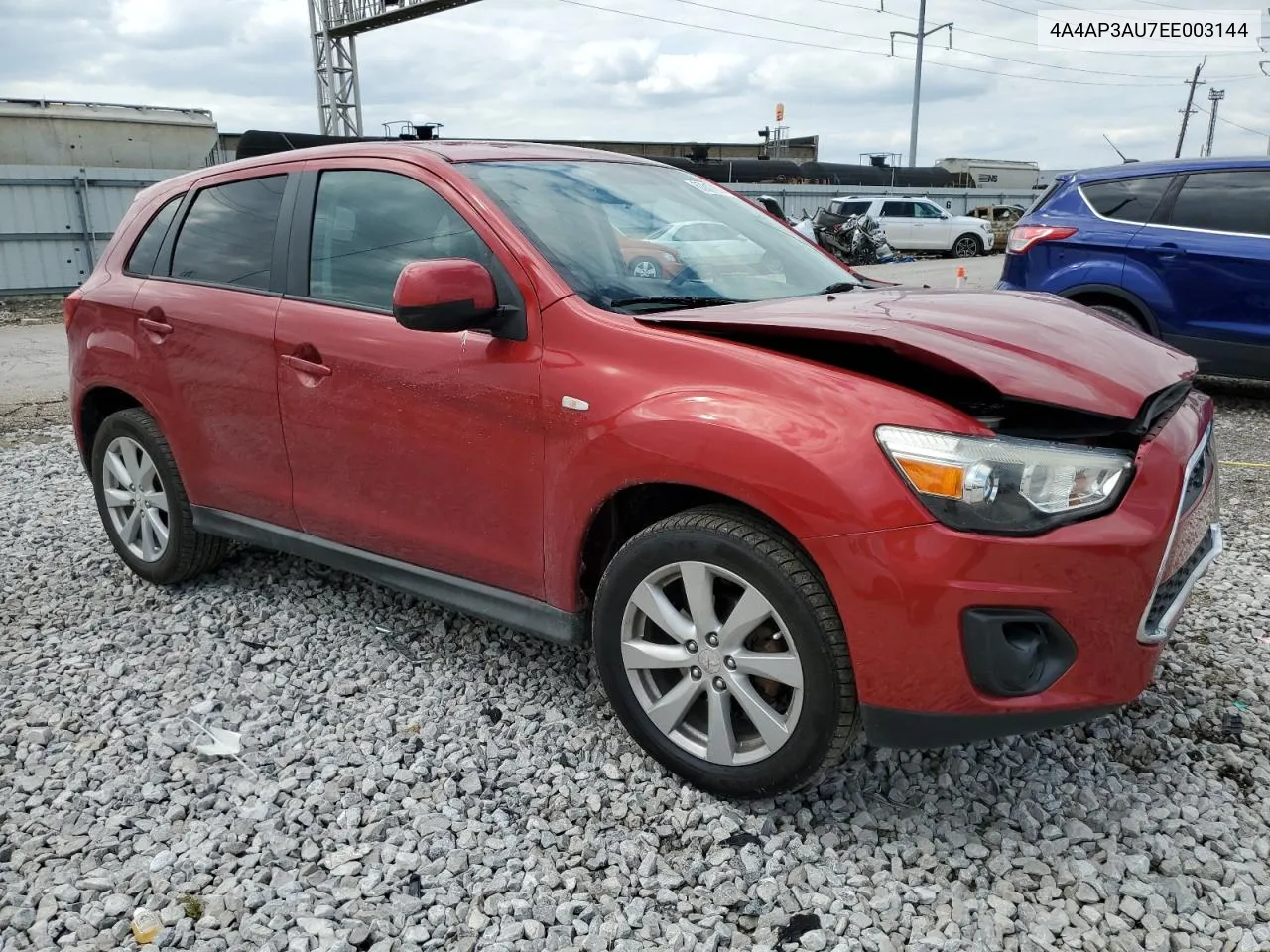 2014 Mitsubishi Outlander Sport Es VIN: 4A4AP3AU7EE003144 Lot: 67817874