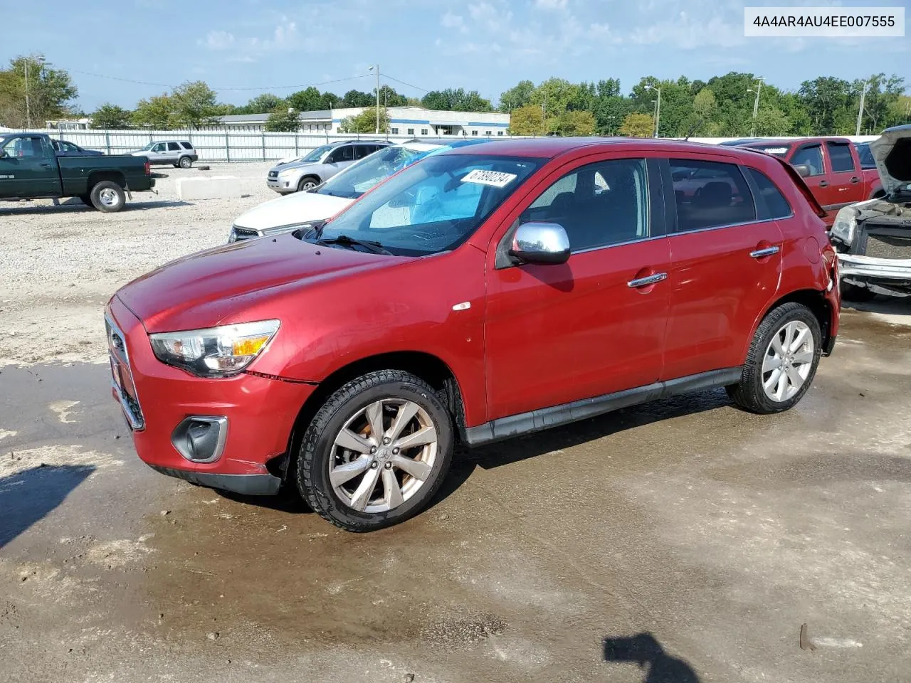 2014 Mitsubishi Outlander Sport Se VIN: 4A4AR4AU4EE007555 Lot: 67890234