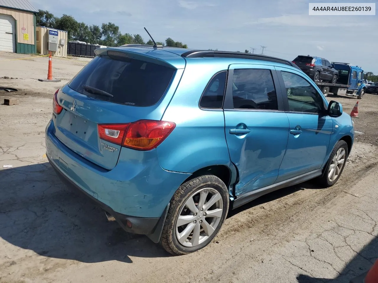 2014 Mitsubishi Outlander Sport Se VIN: 4A4AR4AU8EE260139 Lot: 68538104