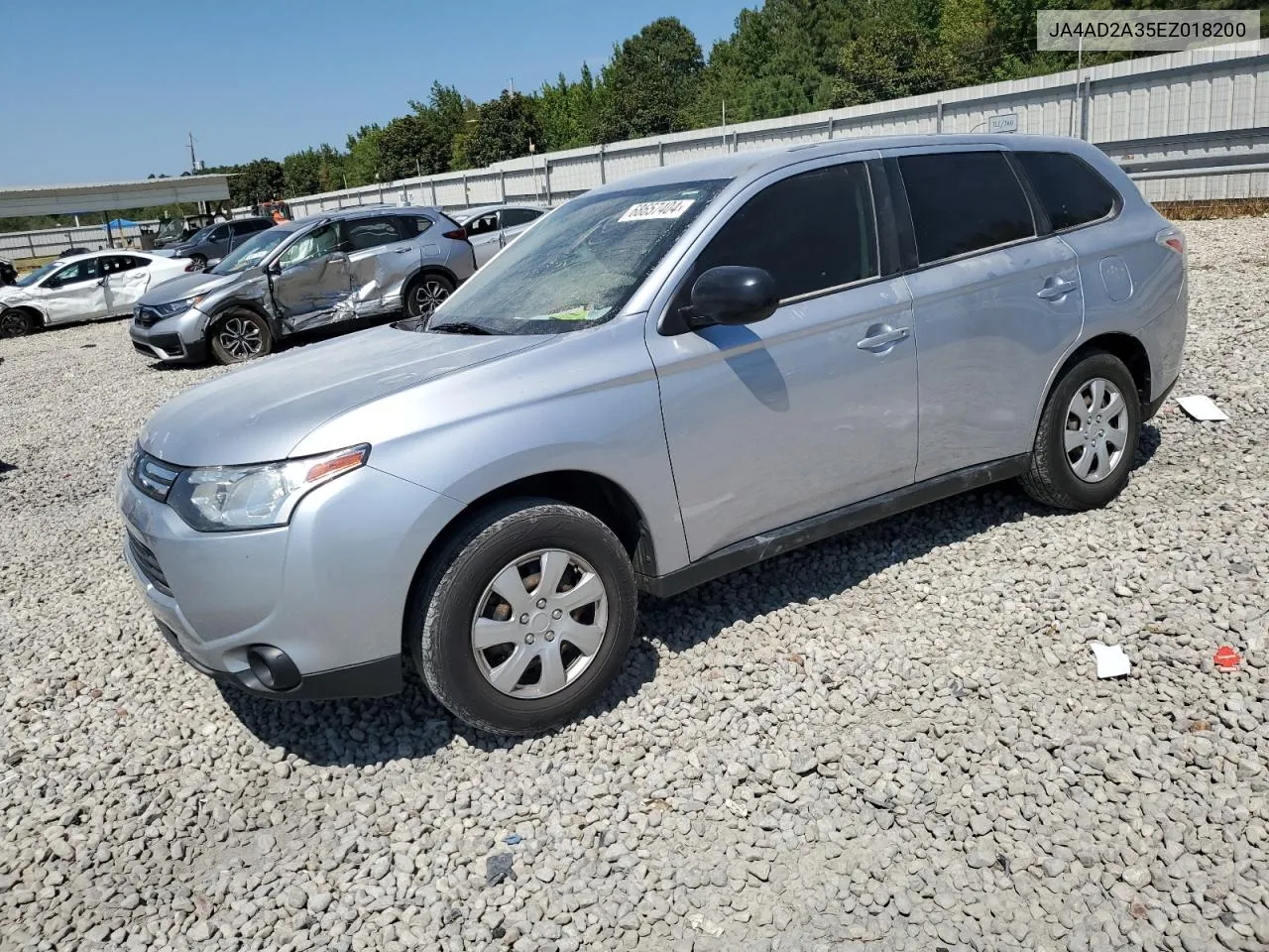 2014 Mitsubishi Outlander Es VIN: JA4AD2A35EZ018200 Lot: 68657404