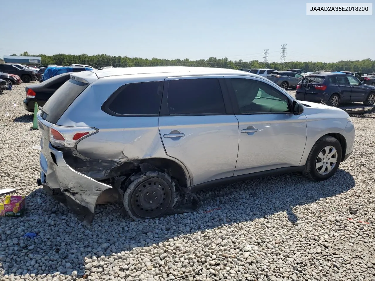 2014 Mitsubishi Outlander Es VIN: JA4AD2A35EZ018200 Lot: 68657404