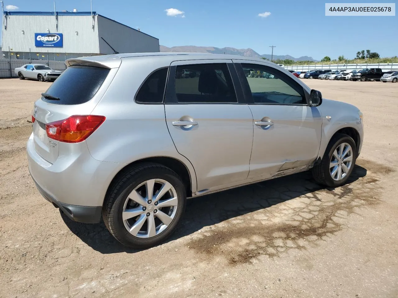 2014 Mitsubishi Outlander Sport Es VIN: 4A4AP3AU0EE025678 Lot: 68810534