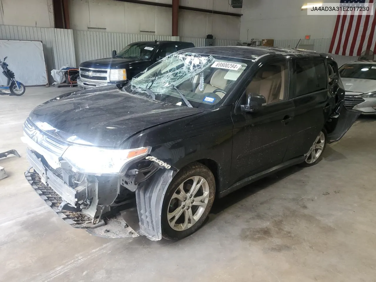 2014 Mitsubishi Outlander Se VIN: JA4AD3A31EZ017230 Lot: 69800294