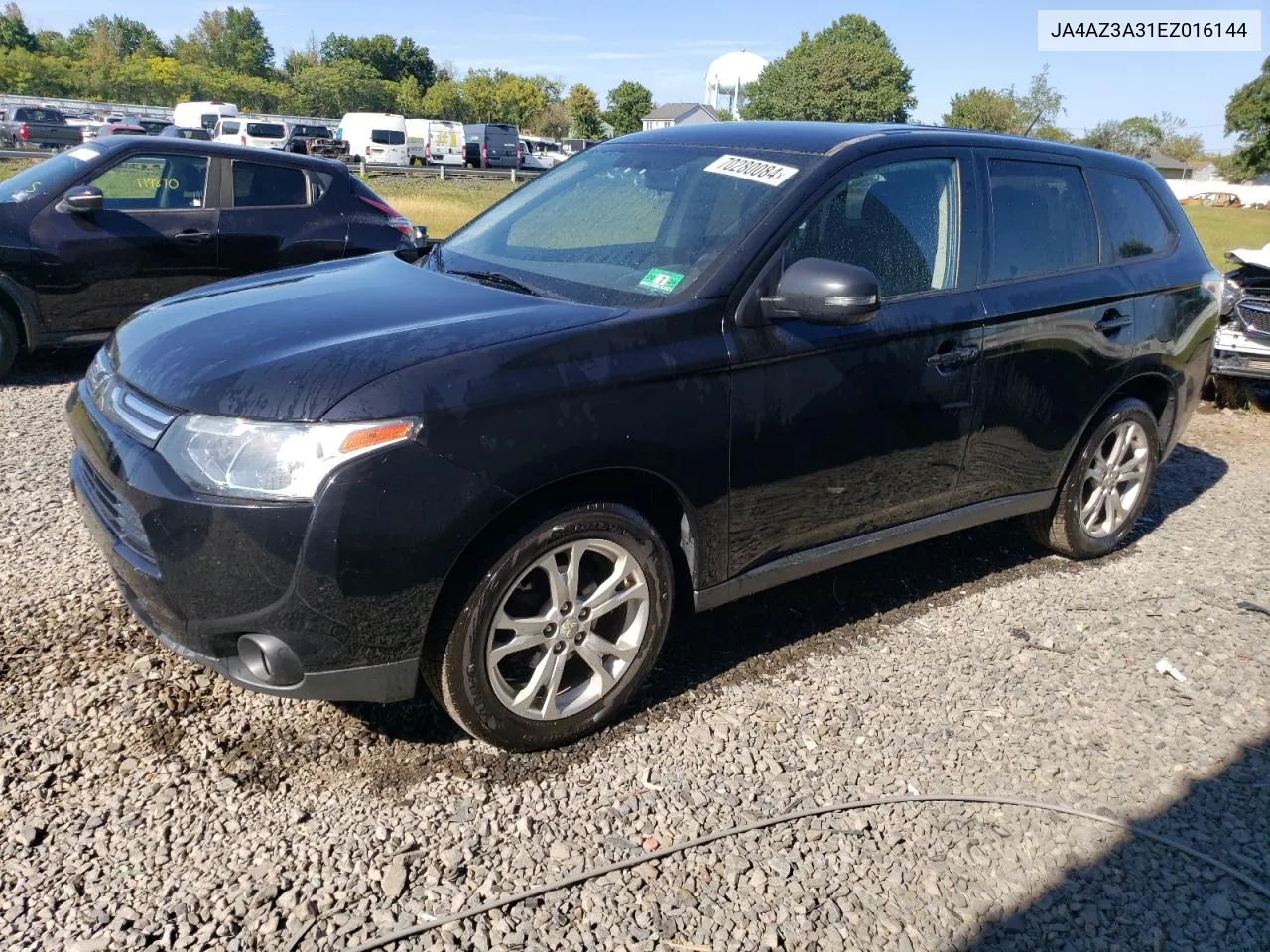 2014 Mitsubishi Outlander Se VIN: JA4AZ3A31EZ016144 Lot: 70280084