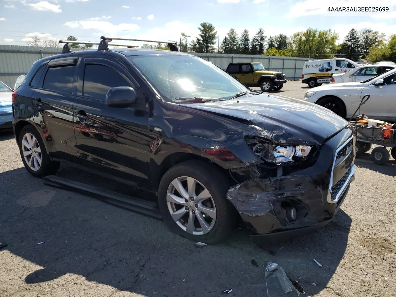 2014 Mitsubishi Outlander Sport Es VIN: 4A4AR3AU3EE029699 Lot: 70875424