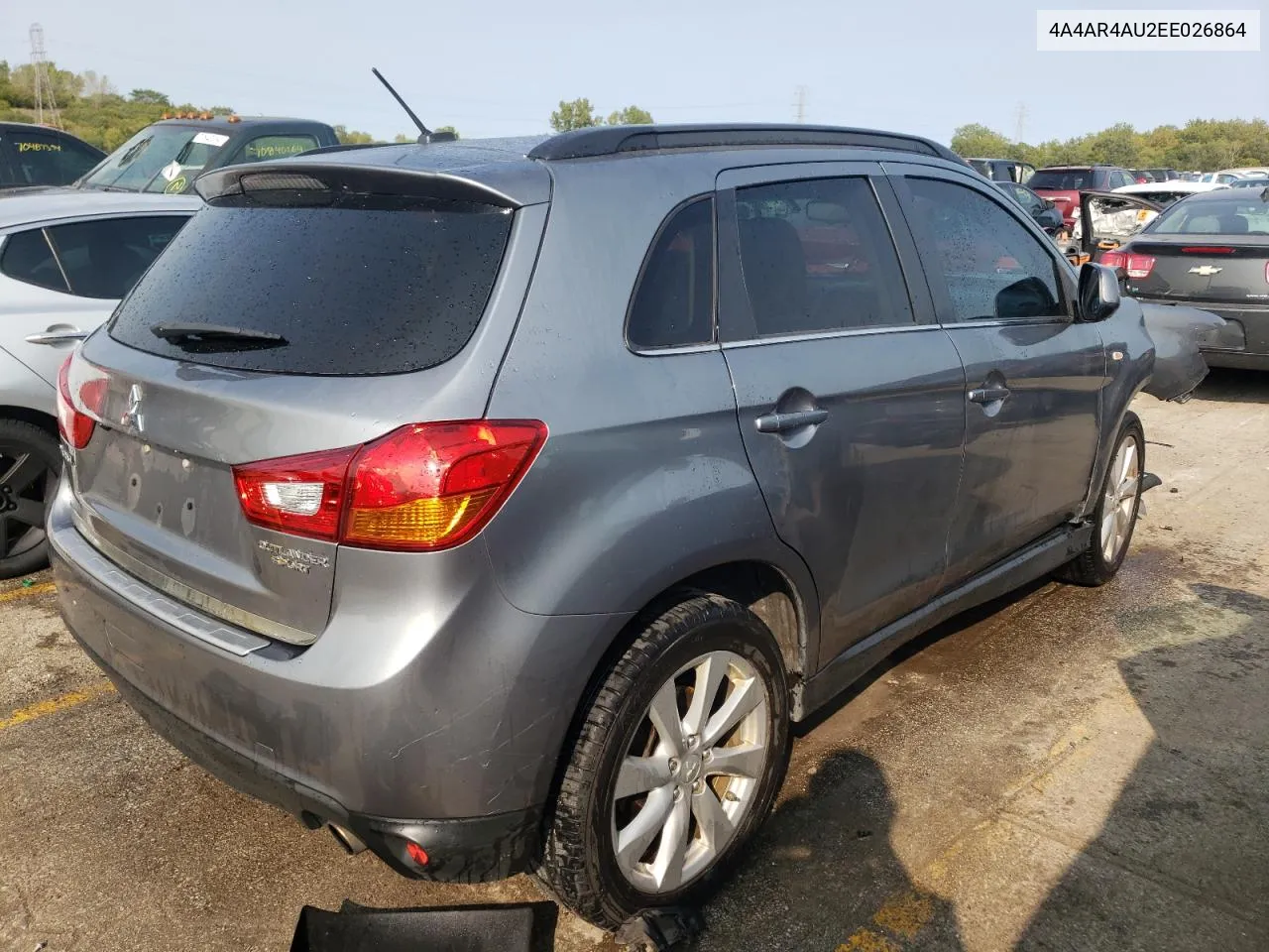 4A4AR4AU2EE026864 2014 Mitsubishi Outlander Sport Se