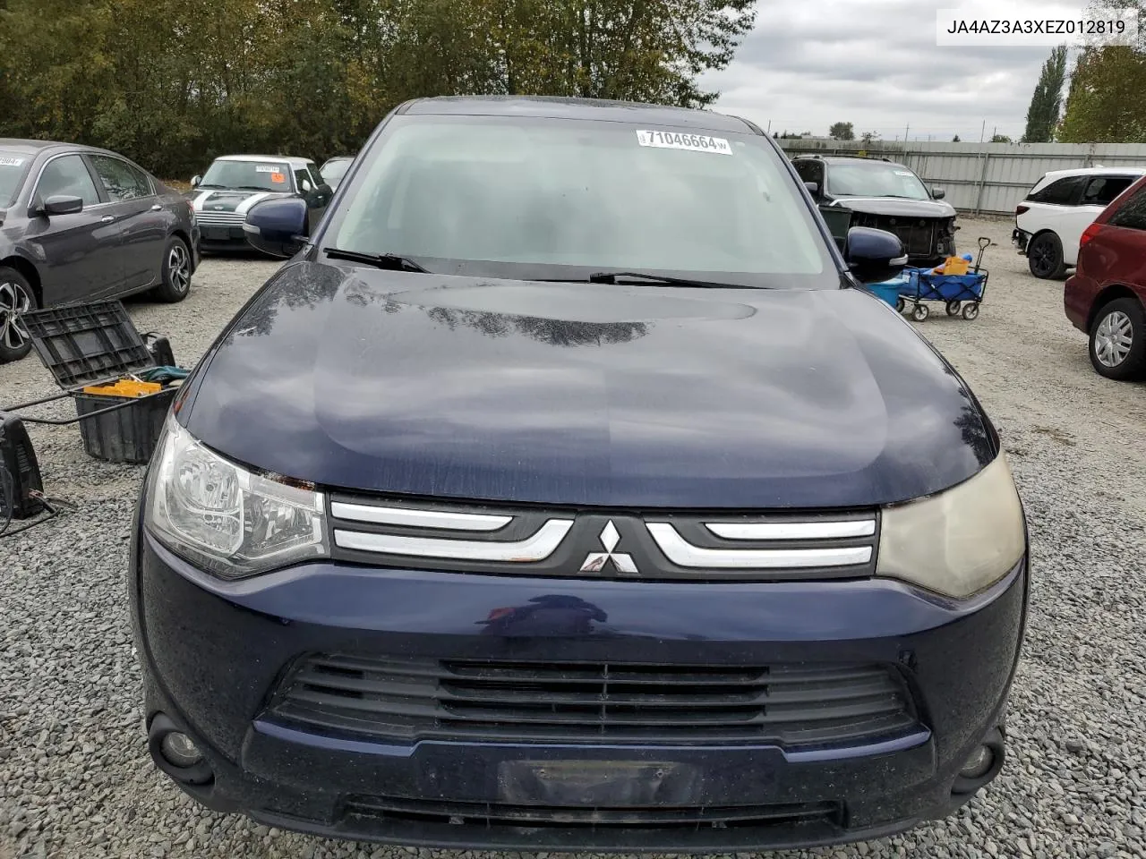 2014 Mitsubishi Outlander Se VIN: JA4AZ3A3XEZ012819 Lot: 71046664