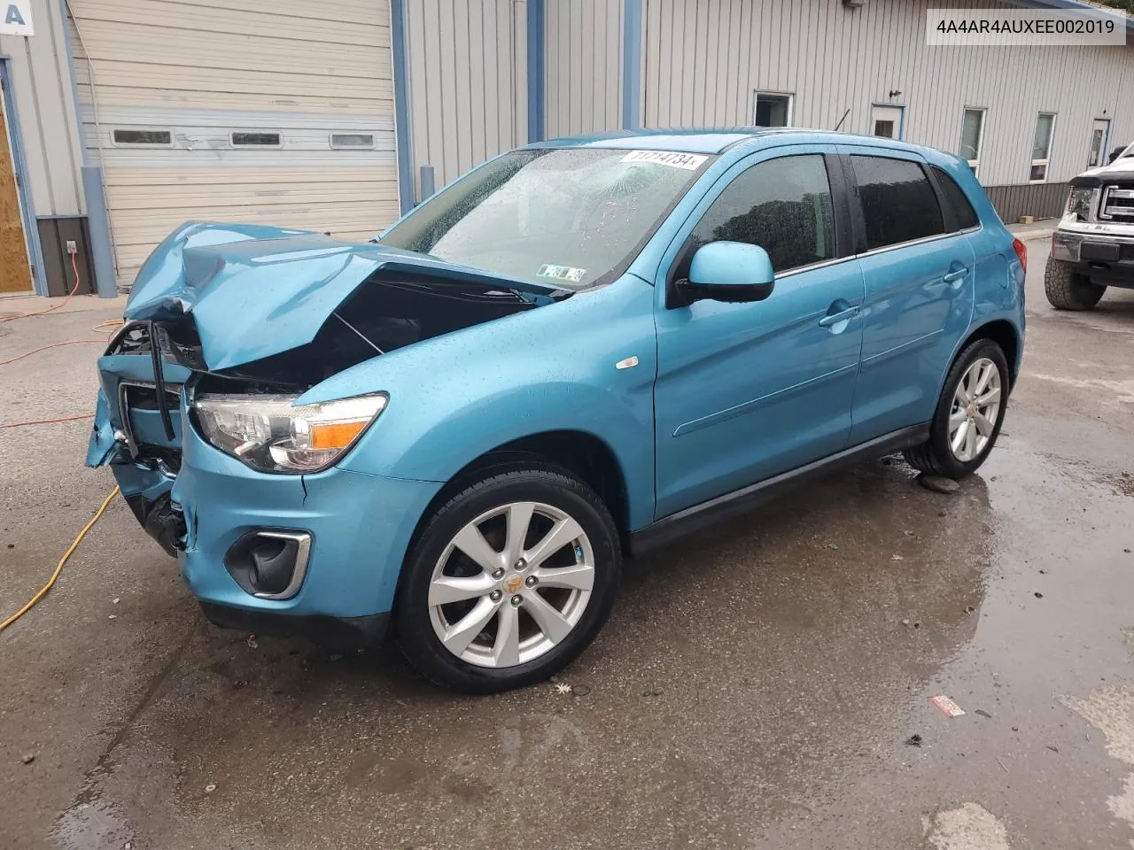 2014 Mitsubishi Outlander Sport Se VIN: 4A4AR4AUXEE002019 Lot: 71714734