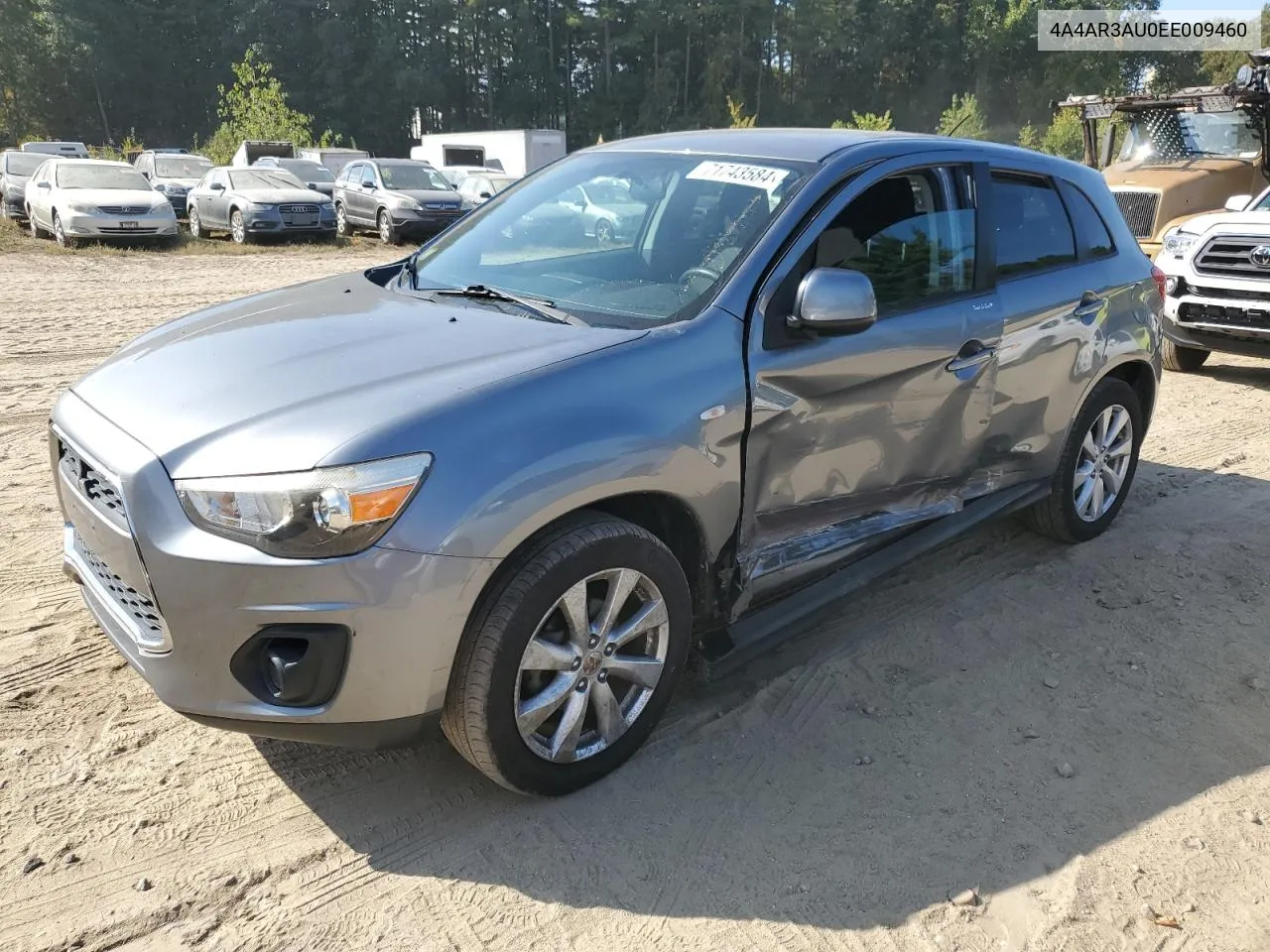 2014 Mitsubishi Outlander Sport Es VIN: 4A4AR3AU0EE009460 Lot: 71743584