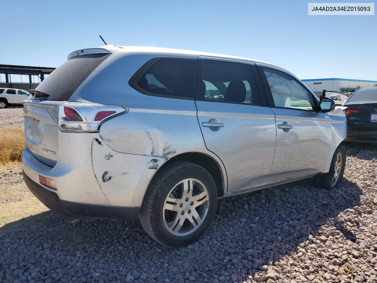 2014 Mitsubishi Outlander Es VIN: JA4AD2A34EZ015093 Lot: 72200974