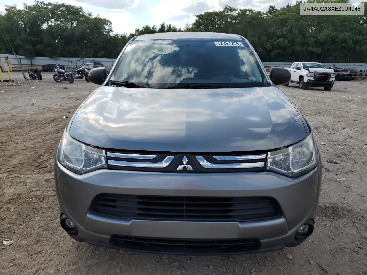 2014 Mitsubishi Outlander Es VIN: JA4AD2A3XEZ004048 Lot: 72384214