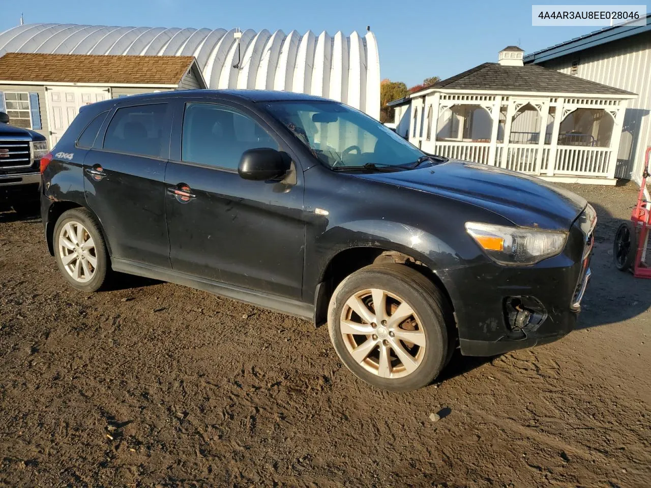 2014 Mitsubishi Outlander Sport Es VIN: 4A4AR3AU8EE028046 Lot: 73027264