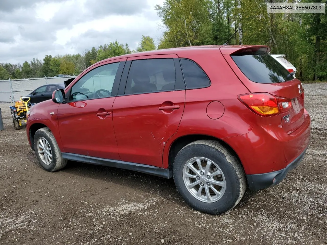 2014 Mitsubishi Rvr Se VIN: 4A4AH3AU2EE607309 Lot: 73045784