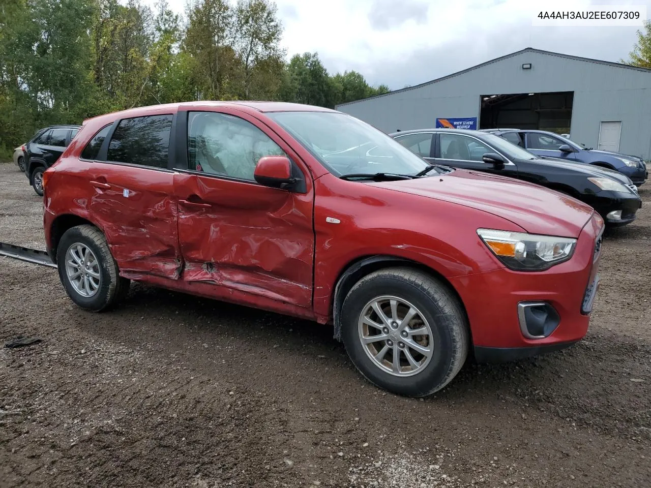 2014 Mitsubishi Rvr Se VIN: 4A4AH3AU2EE607309 Lot: 73045784