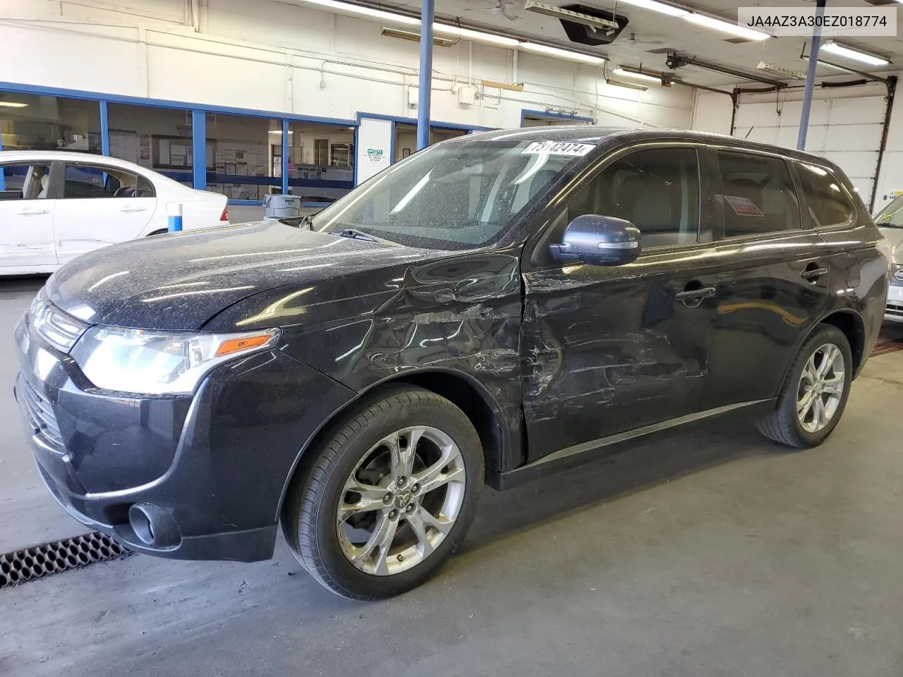 2014 Mitsubishi Outlander Se VIN: JA4AZ3A30EZ018774 Lot: 73142474