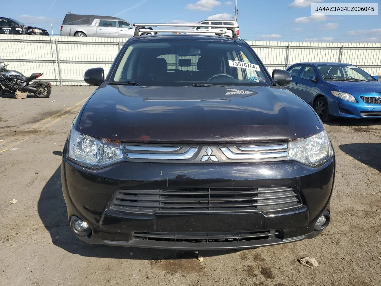 2014 Mitsubishi Outlander Se VIN: JA4AZ3A34EZ006045 Lot: 73876764