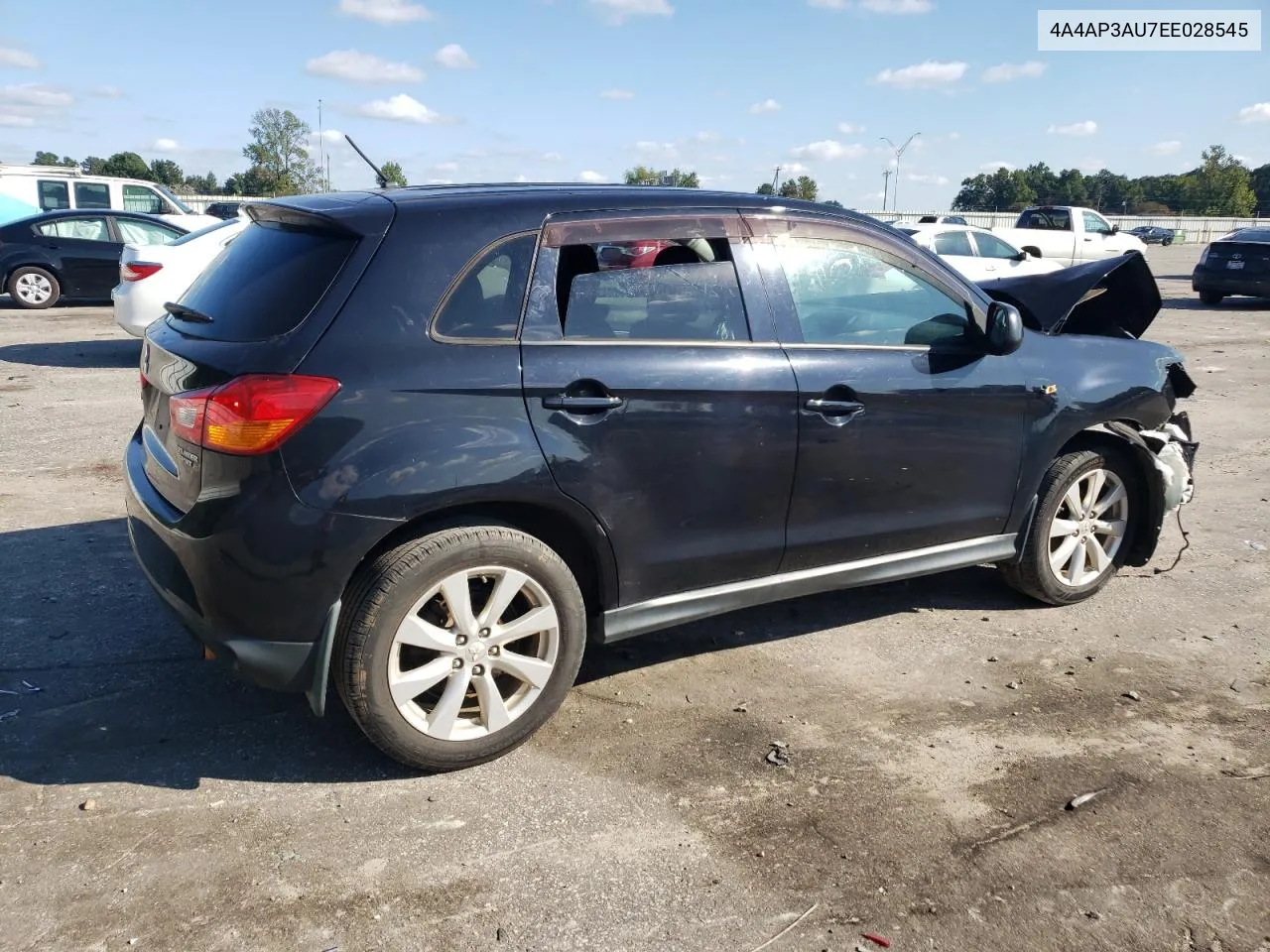 2014 Mitsubishi Outlander Sport Es VIN: 4A4AP3AU7EE028545 Lot: 74023814