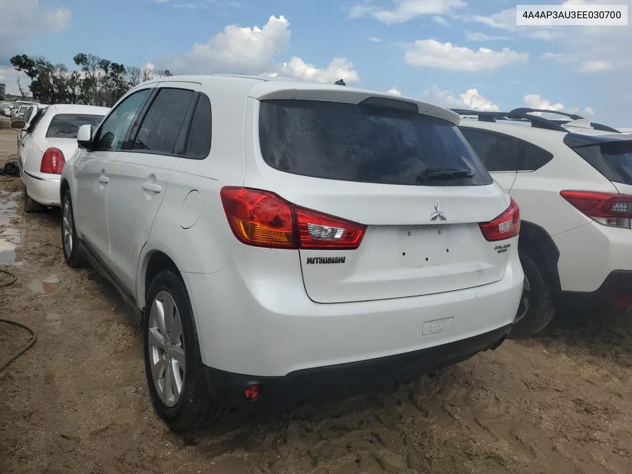 2014 Mitsubishi Outlander Sport Es VIN: 4A4AP3AU3EE030700 Lot: 74379674