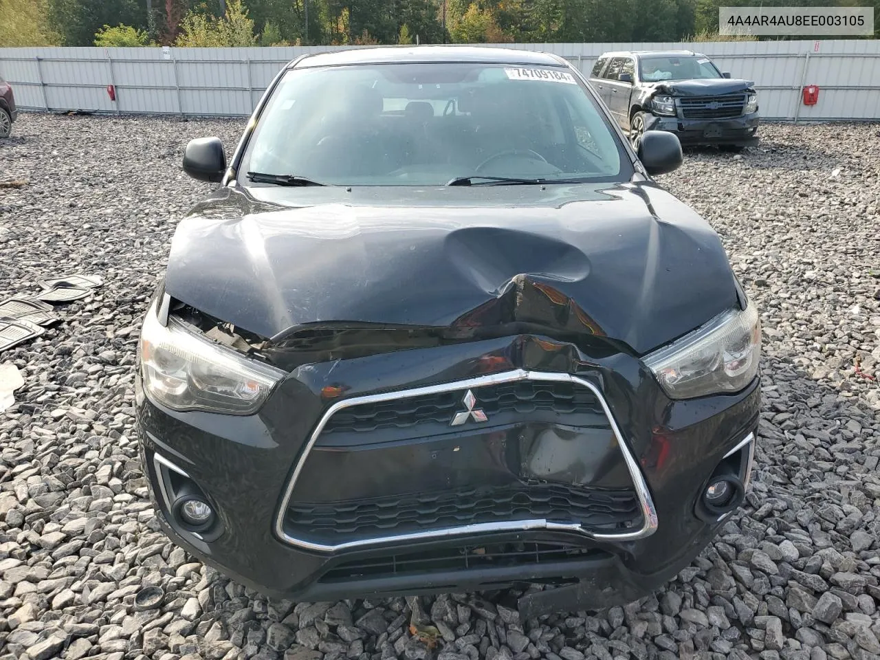 2014 Mitsubishi Outlander Sport Se VIN: 4A4AR4AU8EE003105 Lot: 74709184