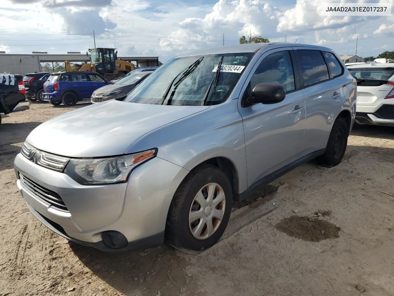 2014 Mitsubishi Outlander Es VIN: JA4AD2A31EZ017237 Lot: 74828244