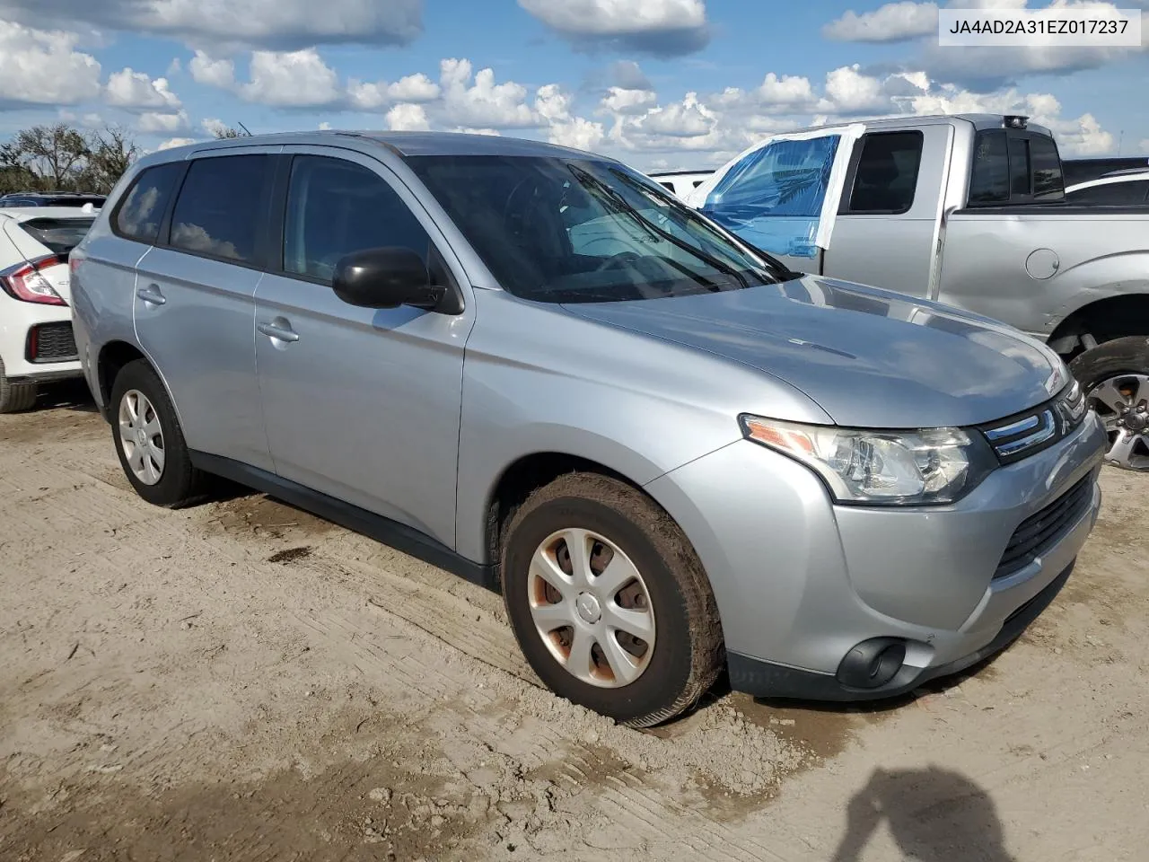 2014 Mitsubishi Outlander Es VIN: JA4AD2A31EZ017237 Lot: 74828244