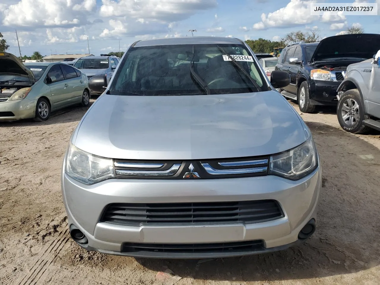 2014 Mitsubishi Outlander Es VIN: JA4AD2A31EZ017237 Lot: 74828244