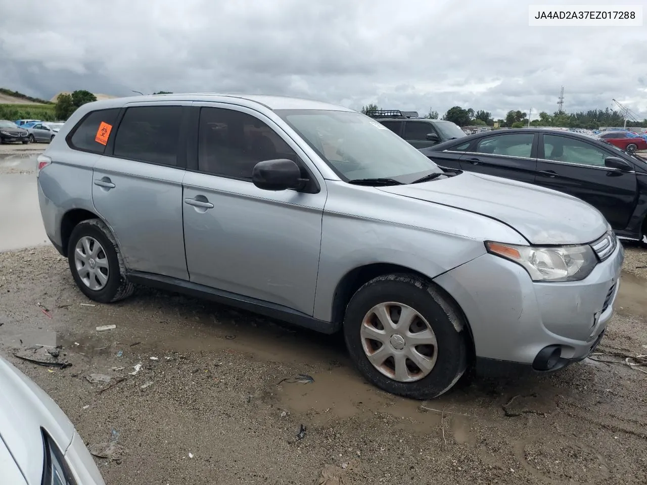 2014 Mitsubishi Outlander Es VIN: JA4AD2A37EZ017288 Lot: 75199774