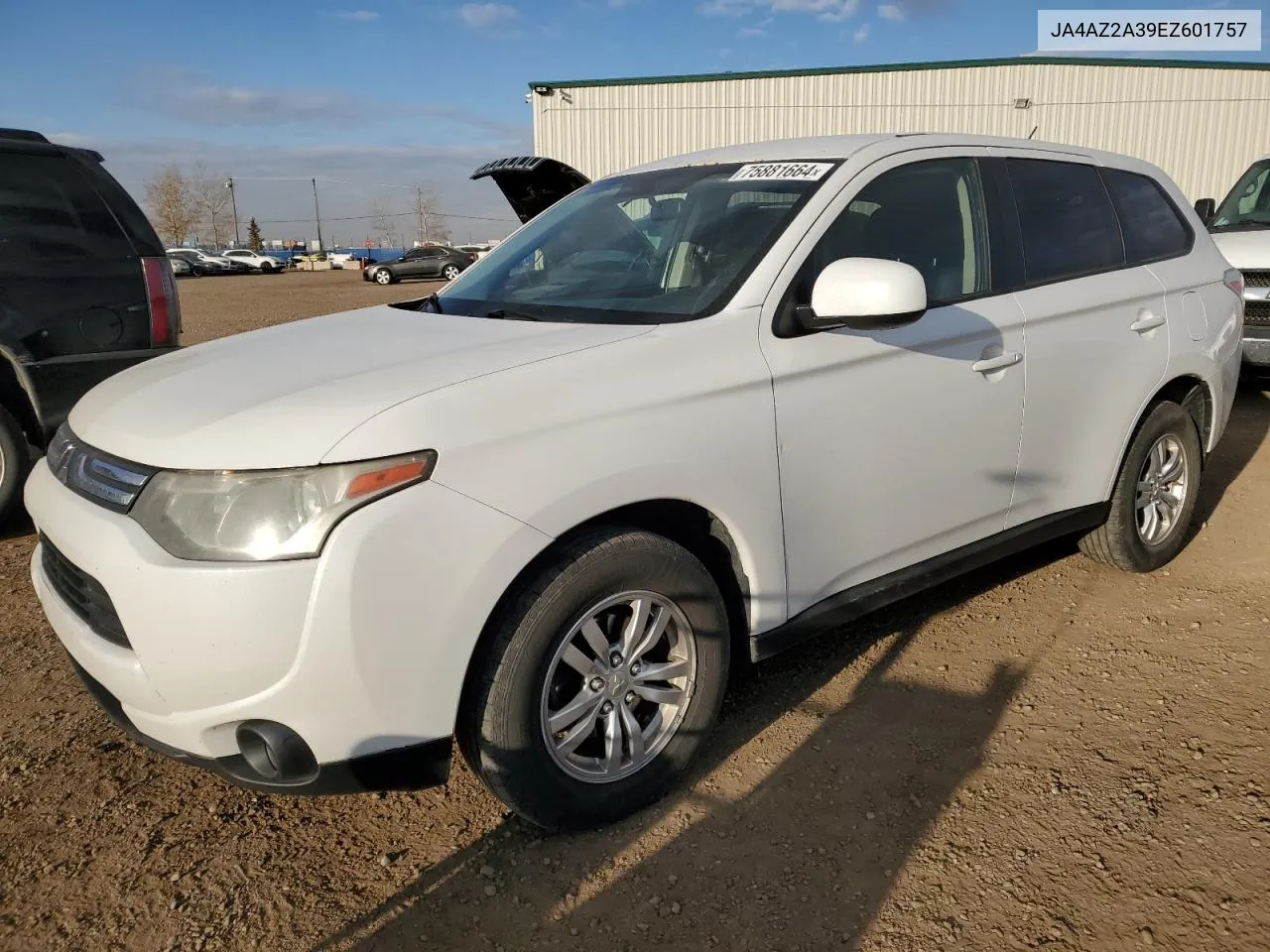 2014 Mitsubishi Outlander Es VIN: JA4AZ2A39EZ601757 Lot: 75881664