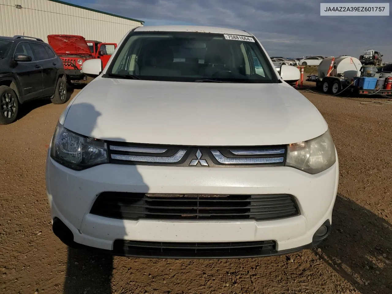 2014 Mitsubishi Outlander Es VIN: JA4AZ2A39EZ601757 Lot: 75881664