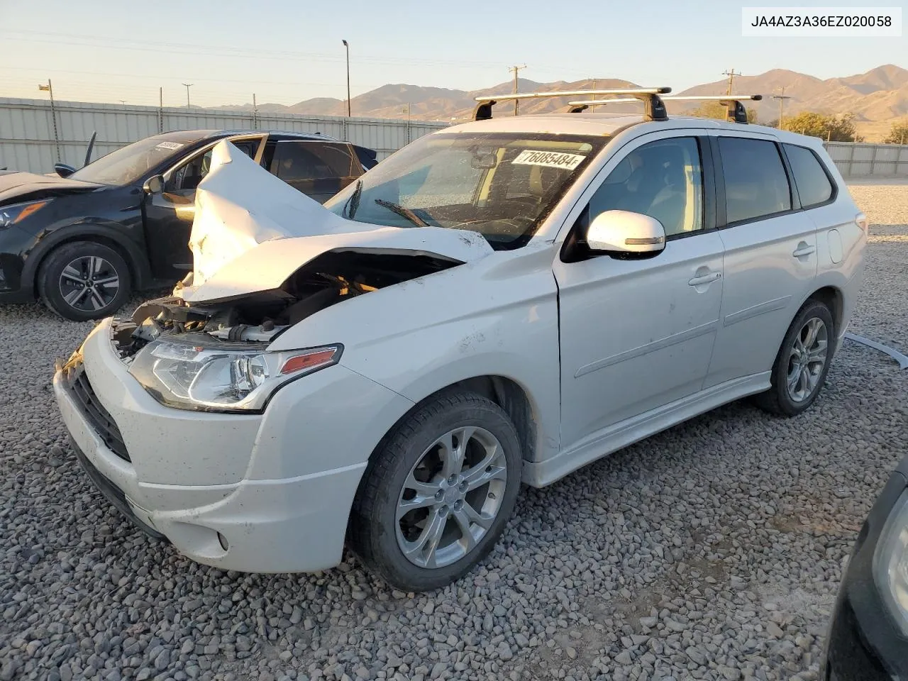 2014 Mitsubishi Outlander Se VIN: JA4AZ3A36EZ020058 Lot: 76085484