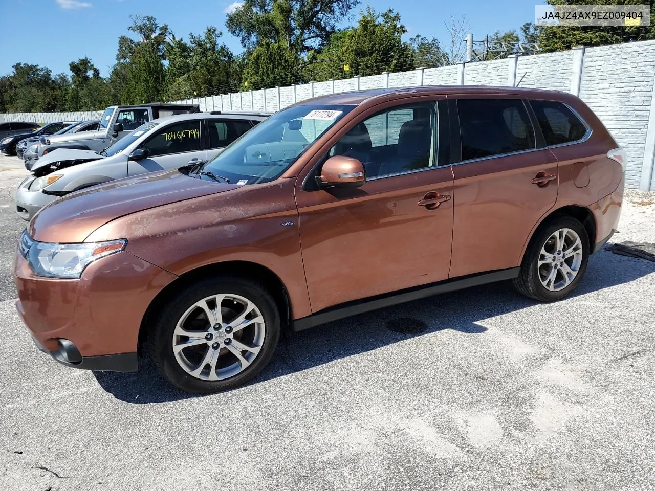 2014 Mitsubishi Outlander Gt VIN: JA4JZ4AX9EZ009404 Lot: 76177294